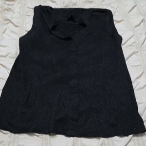 Tristan Black Tunic Top